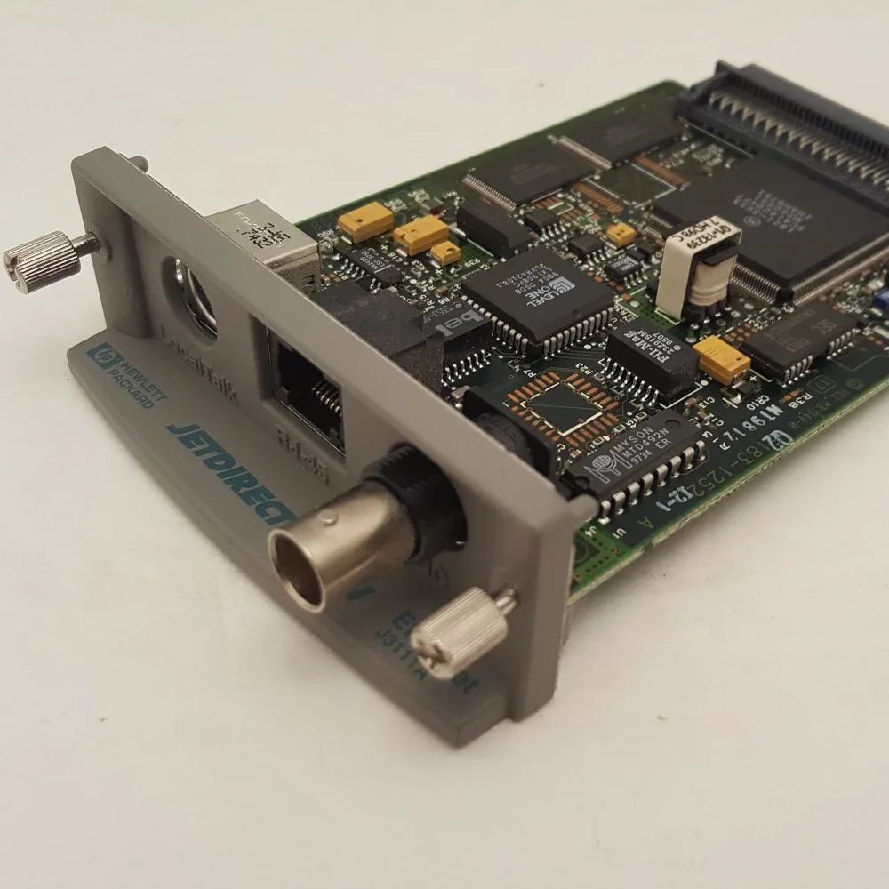 HP JetDirect 600N Print Server | J3111A | J3111-60002 DOM 03/1998 USED